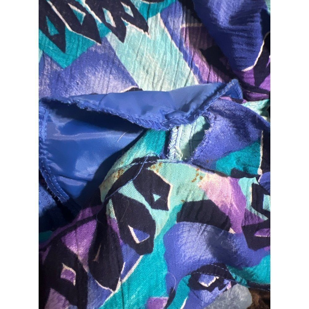 Vintage Laura's Janine Lett‎ Petite COLLECTION 100% rayon blazer - Picture 9 of 10